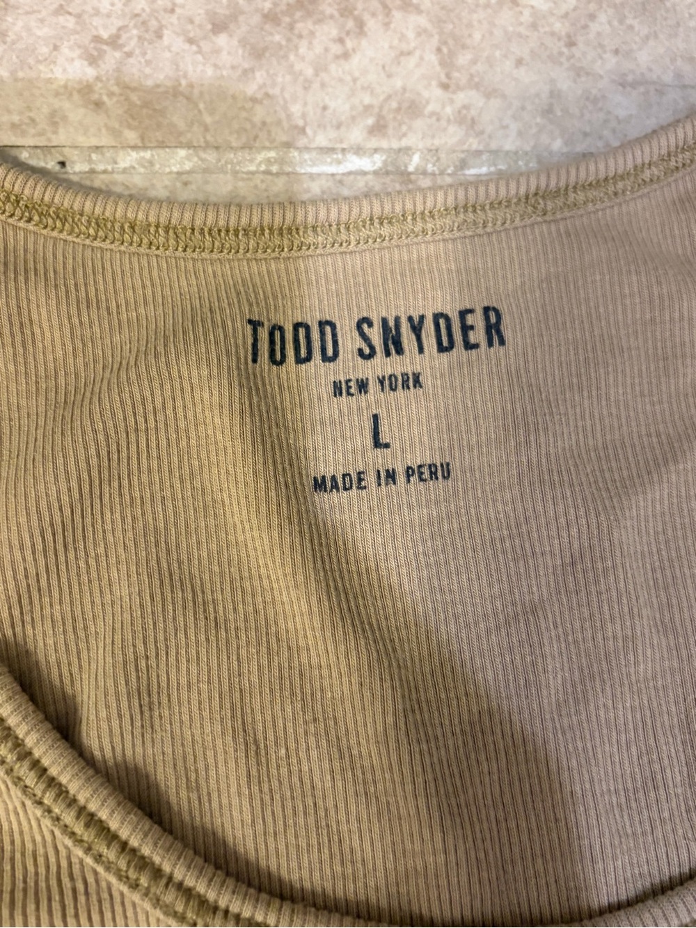 Todd Snyder Ribbed Tank Bundle - L - Picture 4 of 5